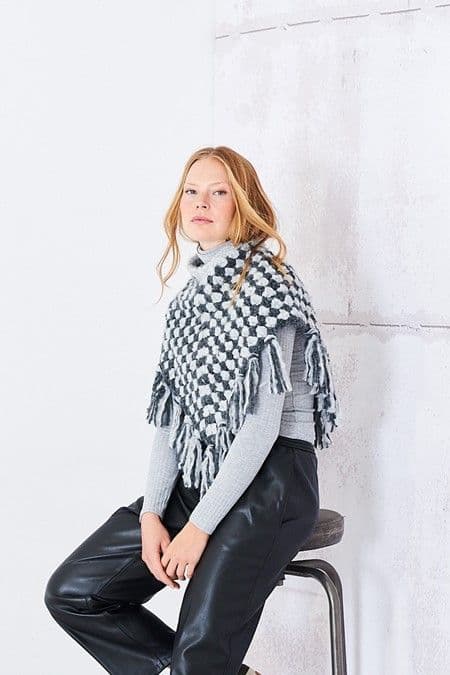 SCP Cloudlike Super Chunky Pattern 10256 Crochet Ponchos - Pk 5