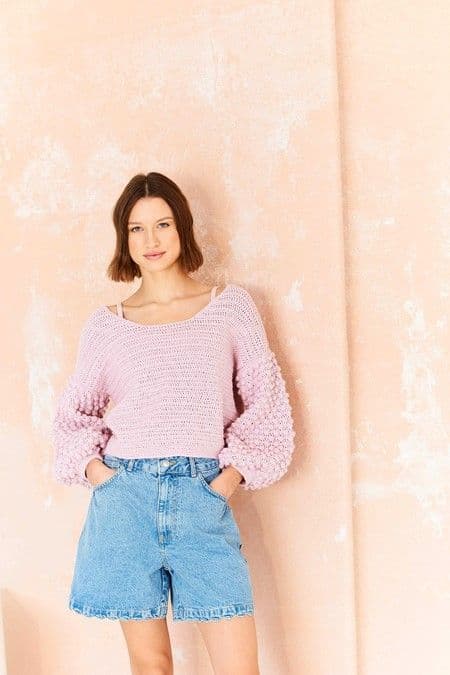 SCP Colour Burst Pattern 10207 Crochet Sweaters - Pk 5