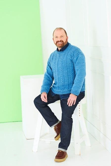 SCP Double Knitting Pattern 10232 Sweaters - Pk 5