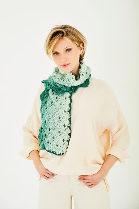 SCP Horizon Crochet Shawl Pattern F154 FREE TO DOWNLOAD