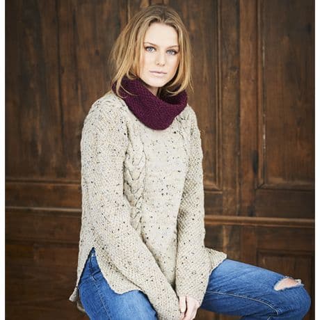 SCP Life DK Pattern 9657 Sweater and Snoods