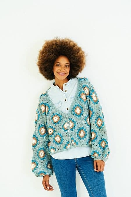 SCP Moorland Chunky Pattern 10177 Crochet Cardigan & Sweater - Pk 5