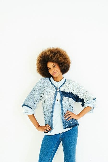 SCP Pattern 10184 Crochet Up and Over Jackets - Pk 5