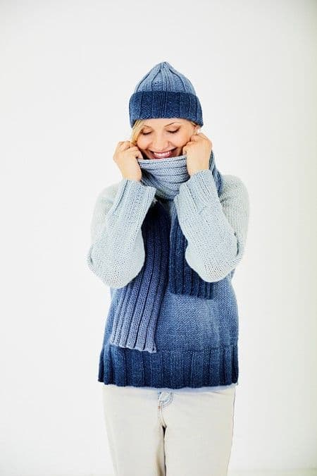 SCP Pattern 10186 Sweater, Hat & Scarf - Pk 5