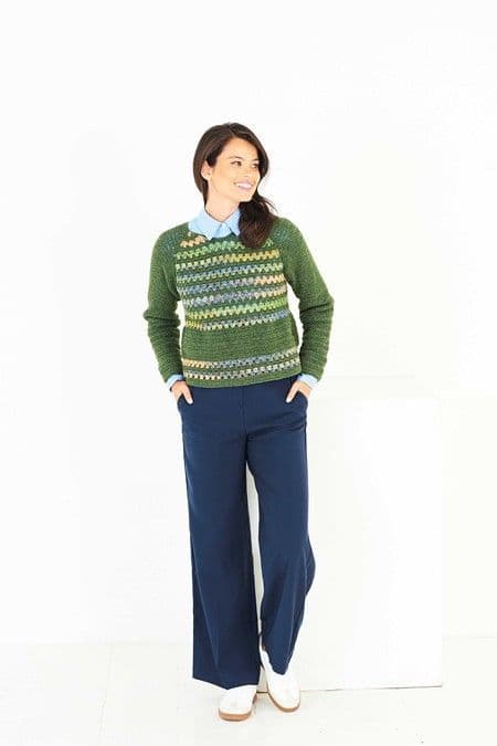 SCP Pattern 10258 for Crochet Sweaters - Pk 5