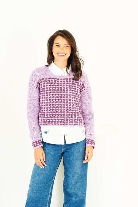 SCP Pattern 10259 for Crochet Sweaters - Pk 5