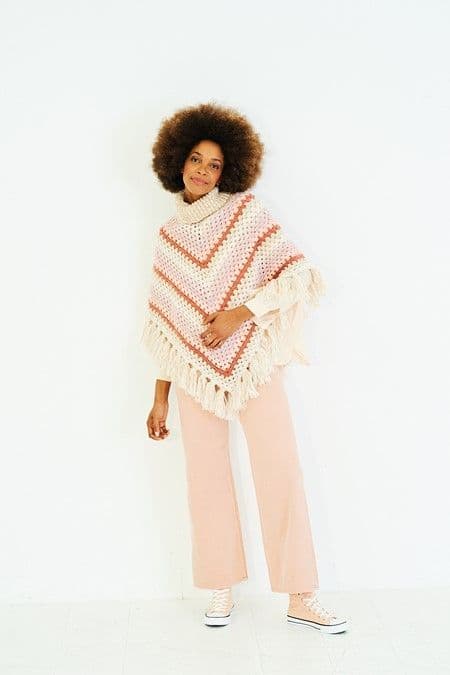 SCP Pattern for Grace and Serene Aran 10169 Crochet Ponchos & Dickie  - Pk 5