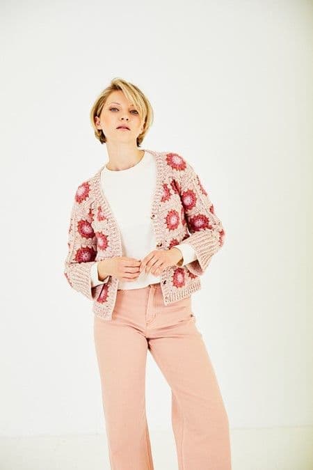 SCP Pattern for Grace and Serene Aran 10172 Crochet Sweater & Cardigan- Pk 5