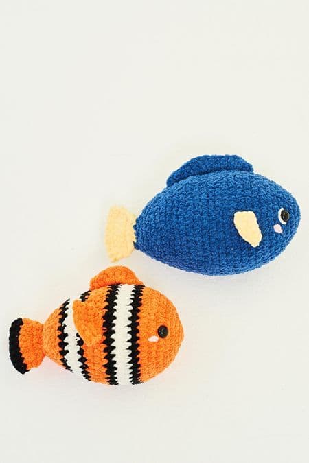SCP Soft & Cosy Pattern 10274 Clownfish & Regal Blue Tang - Pk 5