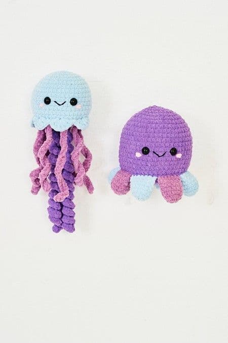 SCP Soft & Cosy Pattern 10275 Octopus & Jellyfish - Pk 5