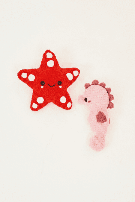 SCP Soft & Cosy Pattern 10276 Seahorse & Starfish - Pk 5