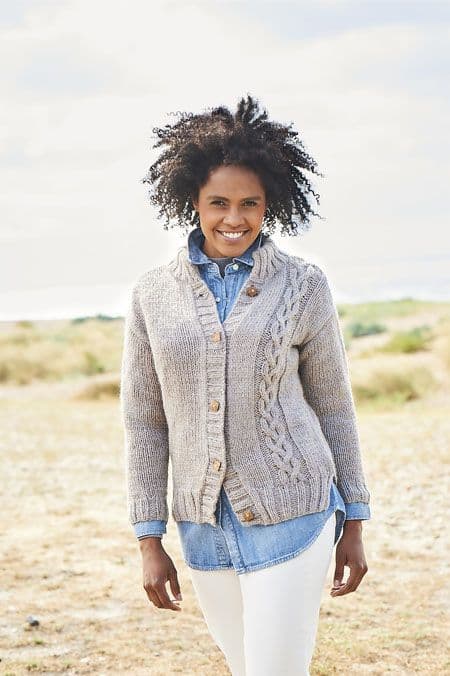 Softie Chunky Pattern 9812 Ladies Cardigan and Sweater - Pk 5