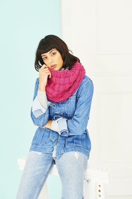 Special XL Super Chunky Pattern 9791 Ladies Snoods - Pk 5