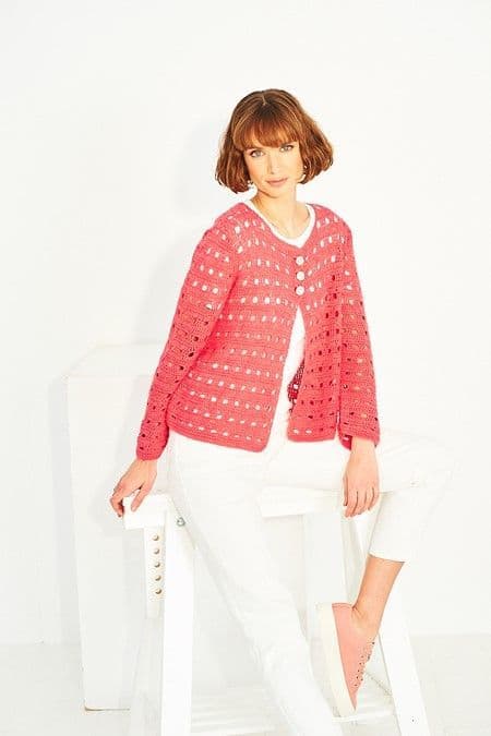 Stylecraft Pattern 9914 Crochet Cardigan & Tee - Pk 5