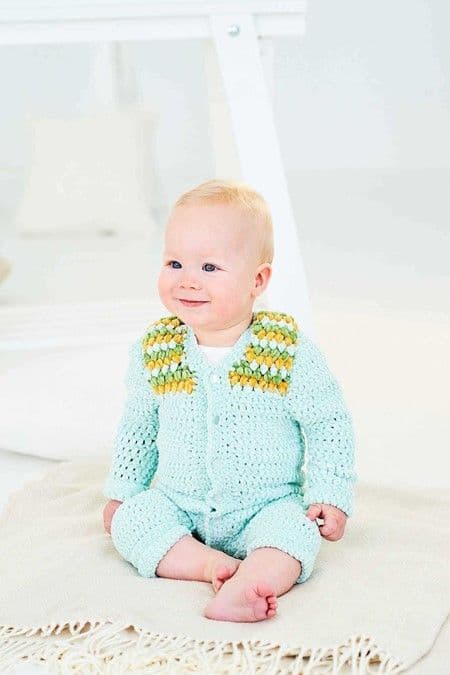 Stylecraft Pattern Squeeze Me DK 10147 Onesies - Pk 5