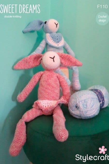 Sweet Dreams Pattern F110 Bunnies - FREE TO DOWNLOAD
