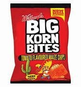 Willards Big Korn Bites - Tomato - 120g