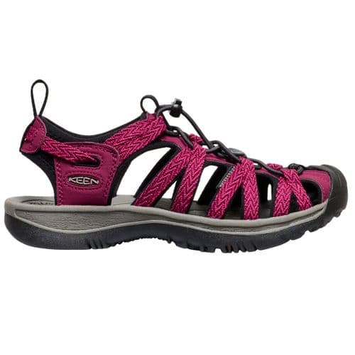 Keen Whisper Women's Walking Sandal: Beaujolais / Black
