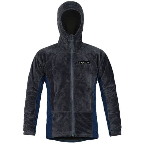 Paramo Men's Enduro PLUS Fleece Jacket: Dark Grey/Cobalt