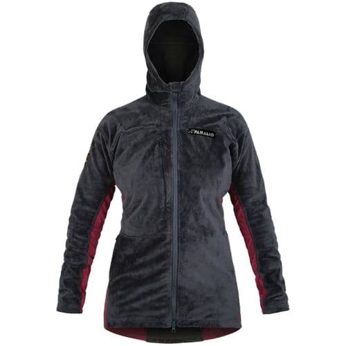 Paramo Women's Ventura PLUS Fleece: Dark Grey/Carmine