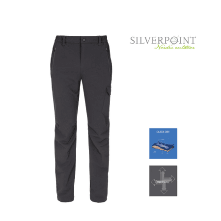 Silverpoint Men's Scafell Walking Trousers - Graphite