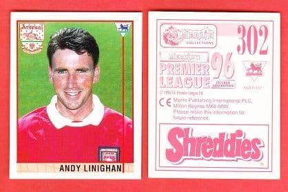 Arsenal Andy Linighan 302