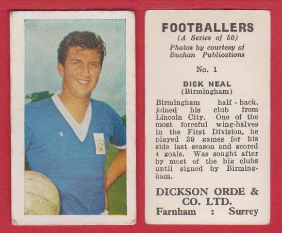 Birmingham City Dick Neal 1