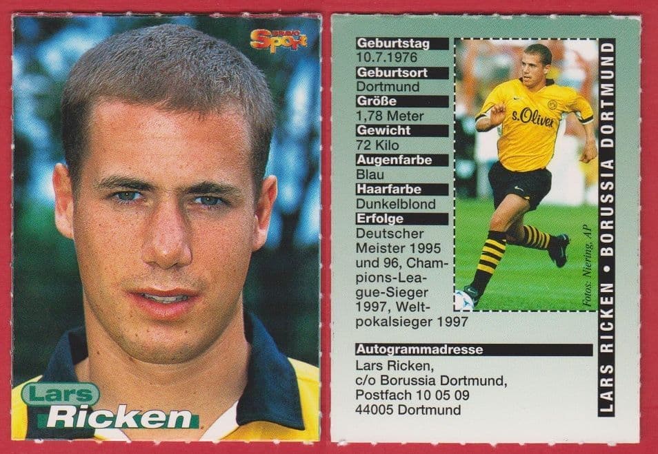 Borussia Dortmund Lars Ricken A