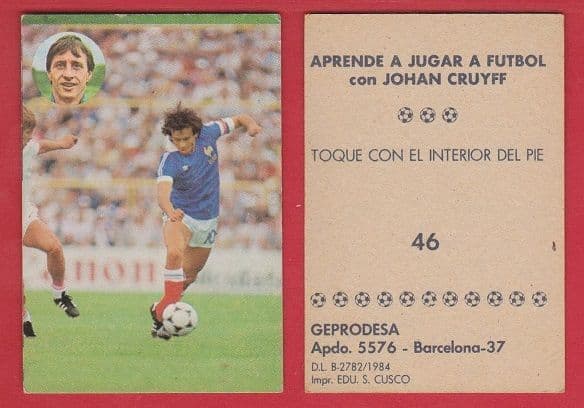 FOOTBALL STAR MICHEL PLATINI JUVENTUS EQUIPE DE FRANCE ROOKIE FOOTBALL STAR MICHEL PLATINI JUVENTUS EQUIPE DE FRANCE ROOKIE