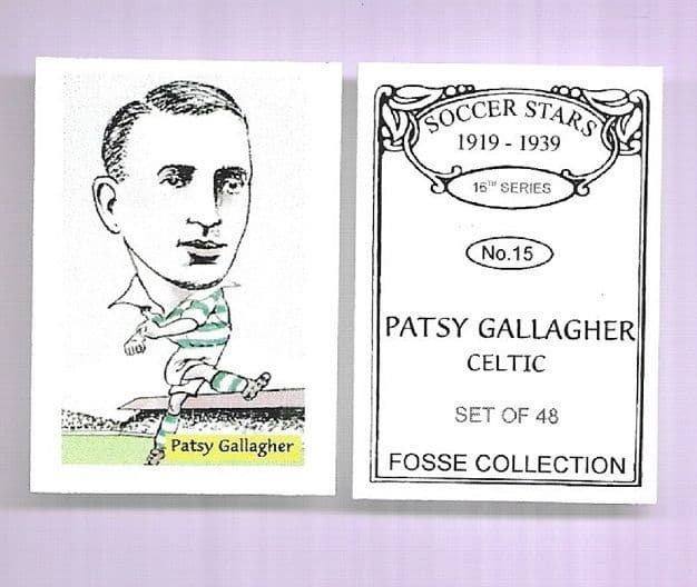 Glasgow Celtic Patsy Gallagher 15 FC16