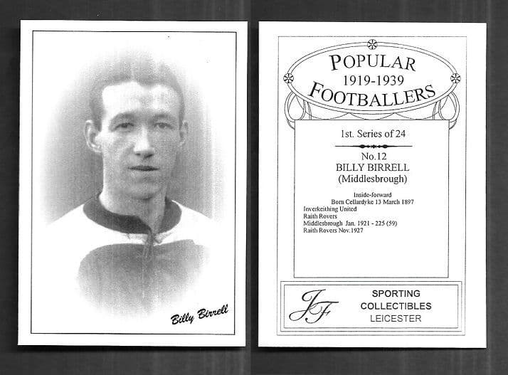 Middlesbrough Billy Birrell 12 1