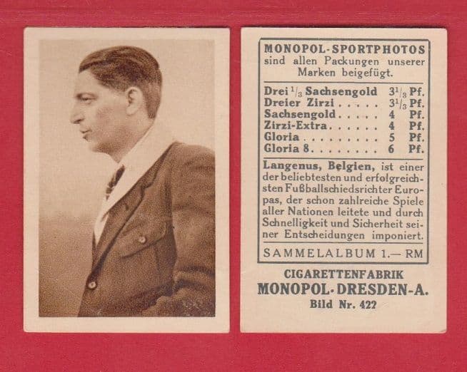 Referee John Langenus 422