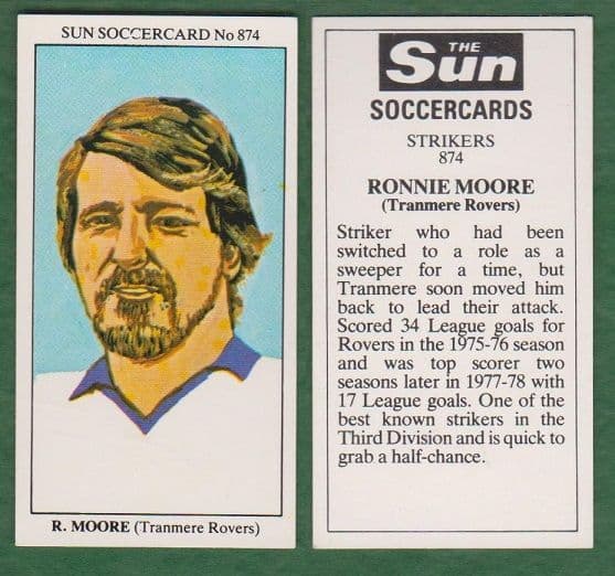 Tranmere Rovers Ronnie Moore