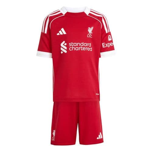LIVERPOOL HOME KIDS KIT- SUPER SMALL AGES 4-5 2025-2026  DIOGO J.20 PRINTING