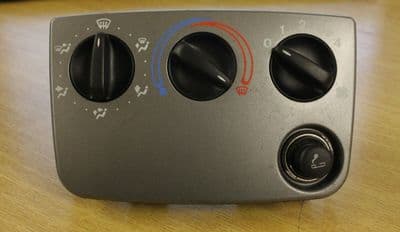 FORD FIESTA MK5 CLIMATE HEATER CONTROL BUTTONS SWITCH NO AIR CON 1995 - 2000