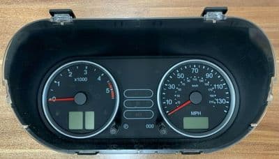 FORD FIESTA MK6 1.4 TDCi DIESEL SPEEDO CLOCK CLUSTER RED NEEDLES 2003 - 2005