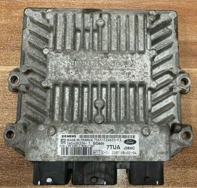 FORD FIESTA MK6 1.4 TDCi ECU COMPUTER BRAIN PCM 7S61-12A650-FA 2006 - 2008