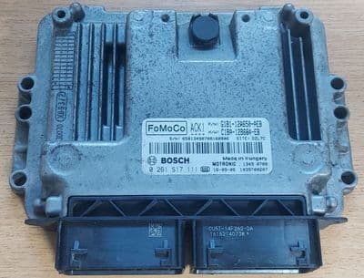 FORD FIESTA MK7 1.0 PETROL ECU ENGINE COMPUTER G1B1-12A650-AEB  2014-2017