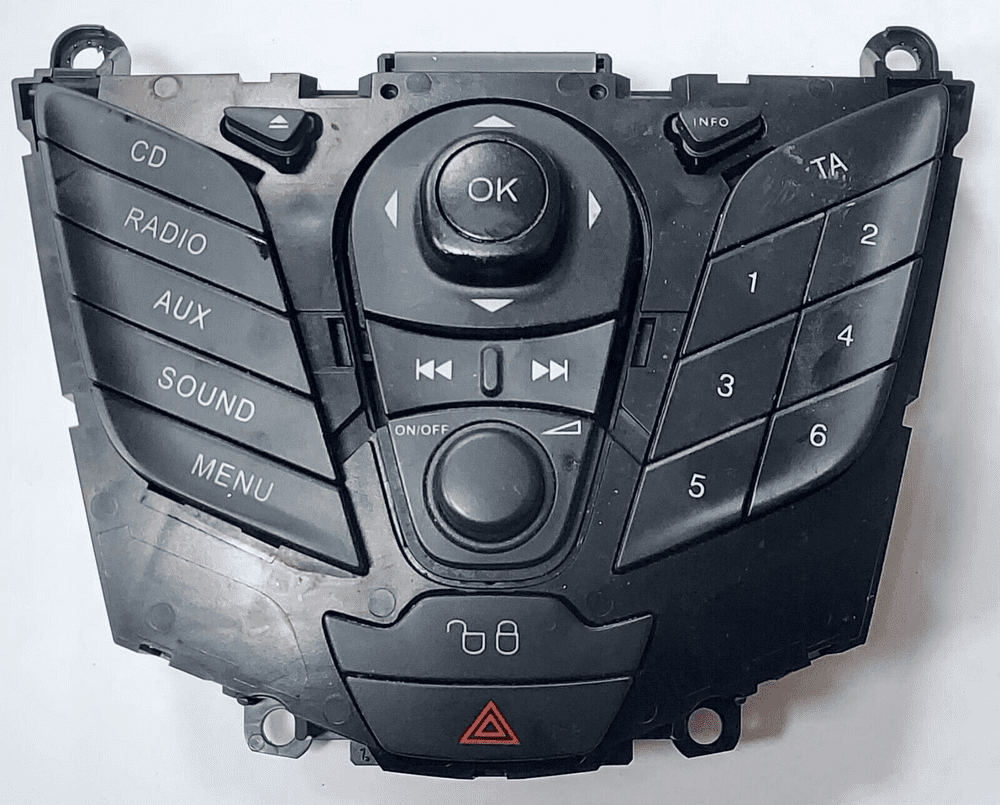 FORD FIESTA MK7 BLACK RADIO BUTTONS CONTROL PANNEL 8A6T-18K811-AD 2008-2012