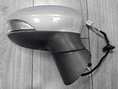 FORD FIESTA MK7 DRIVER RIGHT POWERFOLD WING MIRROR DARK MICASTONE 2008 - 2012