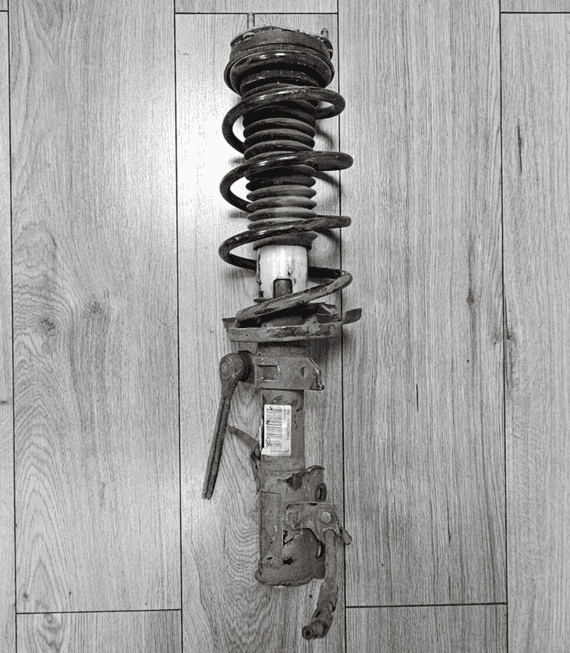 FORD FIESTA MK7 FRONT PASSENGER SUSPENSION LEG STRUT SPRING PETROL 2013 ...