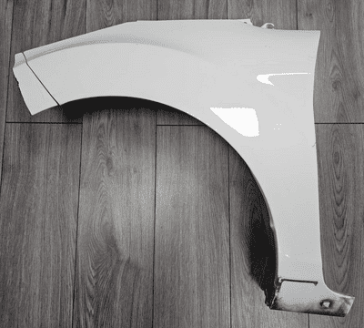 FORD FIESTA MK7 PASSENGER LEFT WING FROZEN WHITE C1BB-A16016-AA 2008-2017