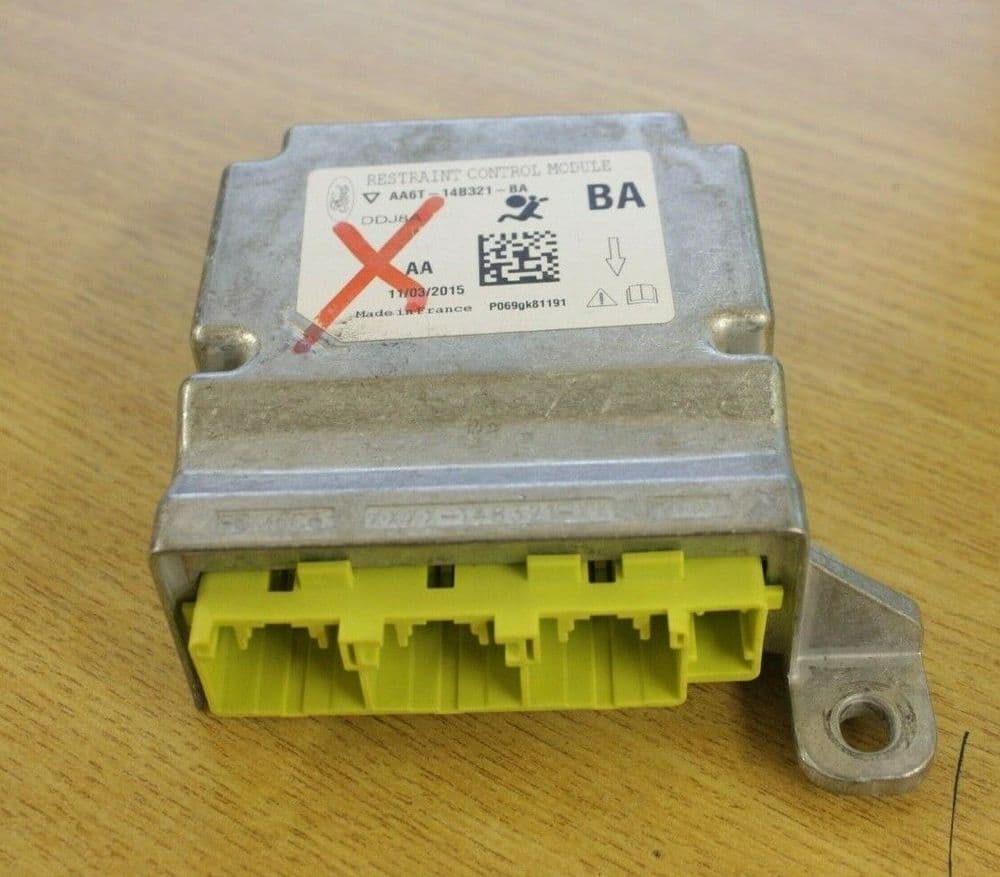 FORD FIESTA MK7 SRS CONTROL MODULE AA6T-14B321-BA 2010 - 2012