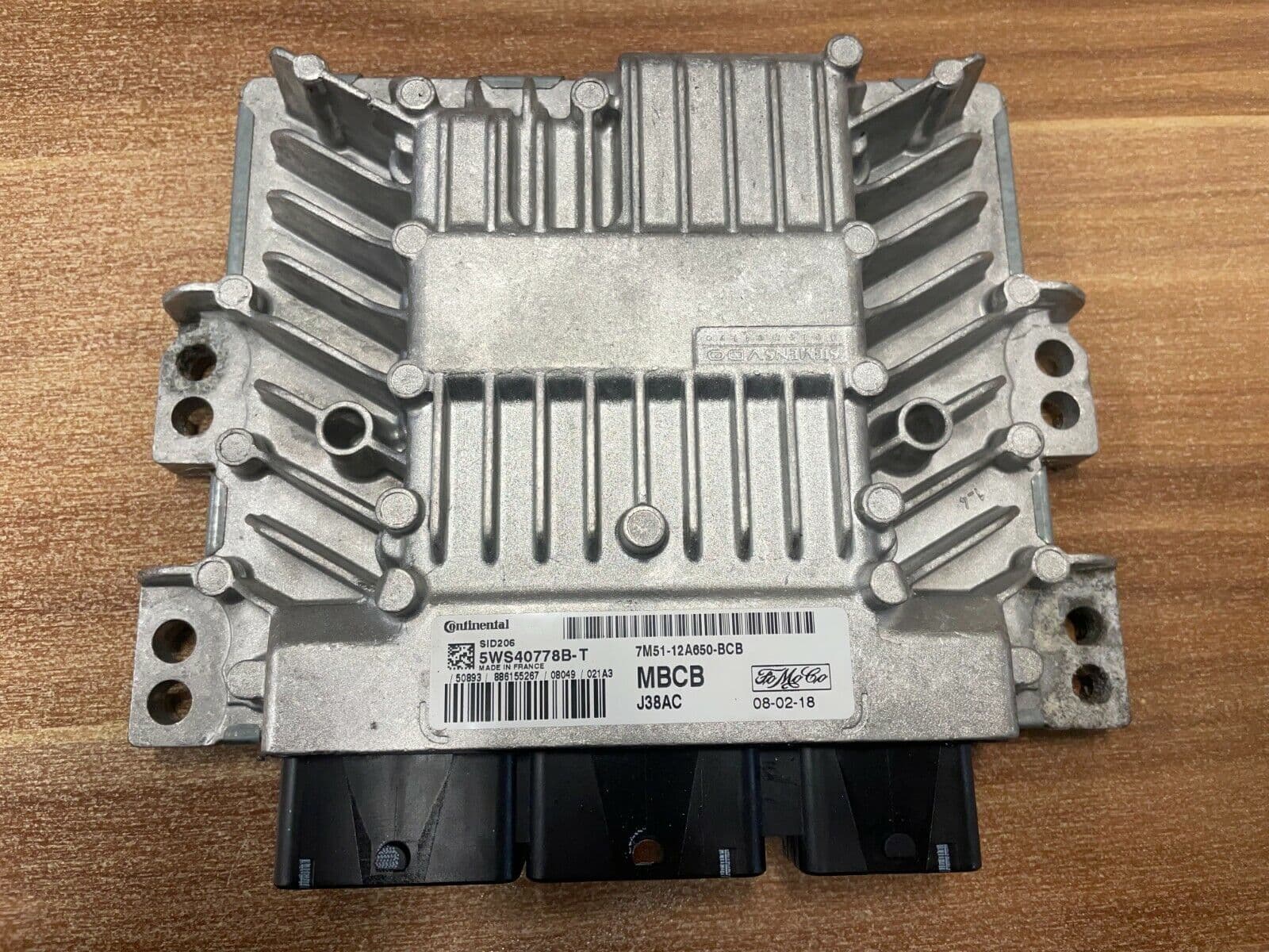Pcm Computer FORD FOCUS MK2 C-MAX 1 8 TDCi ECU BRAIN PCM COMPUTER 7M51-12A650-BCB ...