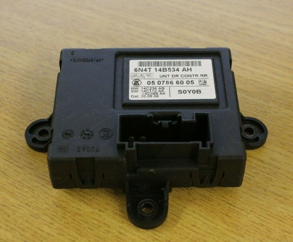 FORD FOCUS MK2 CC CONVERTIBLE PASSENGER REAR DOOR CONTROL MODULE 2006 ...