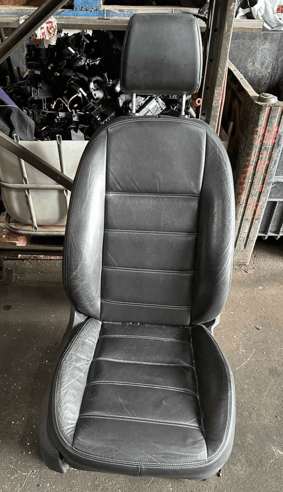 FORD FOCUS MK2 FULL BLACK LEATHER HEATED ELECTRIC FRONT DRIVER SEAT 2005-2011