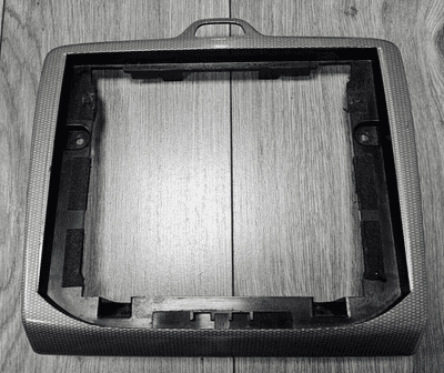 FORD FOCUS MK2 SAT NAV CARBON FIBER RADIO SURROUND CONSOLE FASCIA 2005 - 2011