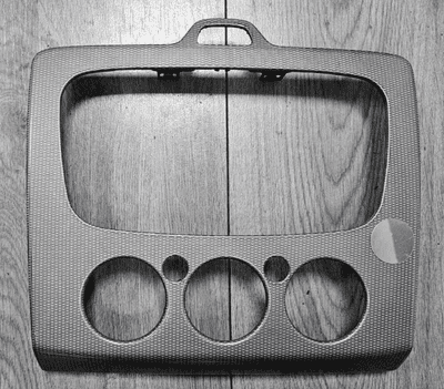 FORD FOCUS MK2 ST CARBON FIBER RADIO SURROUND CONSOLE FASCIA TRIM 2005-2011 *