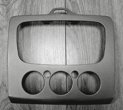 FORD FOCUS MK2 ST CARBON FIBER RADIO SURROUND CONSOLE FASCIA TRIM 2005 - 2011