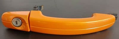 FORD FOCUS MK2 ST FRONT DRIVERS EXTERIOR DOOR HANDLE ELECTRIC ORANGE 2005-2010
